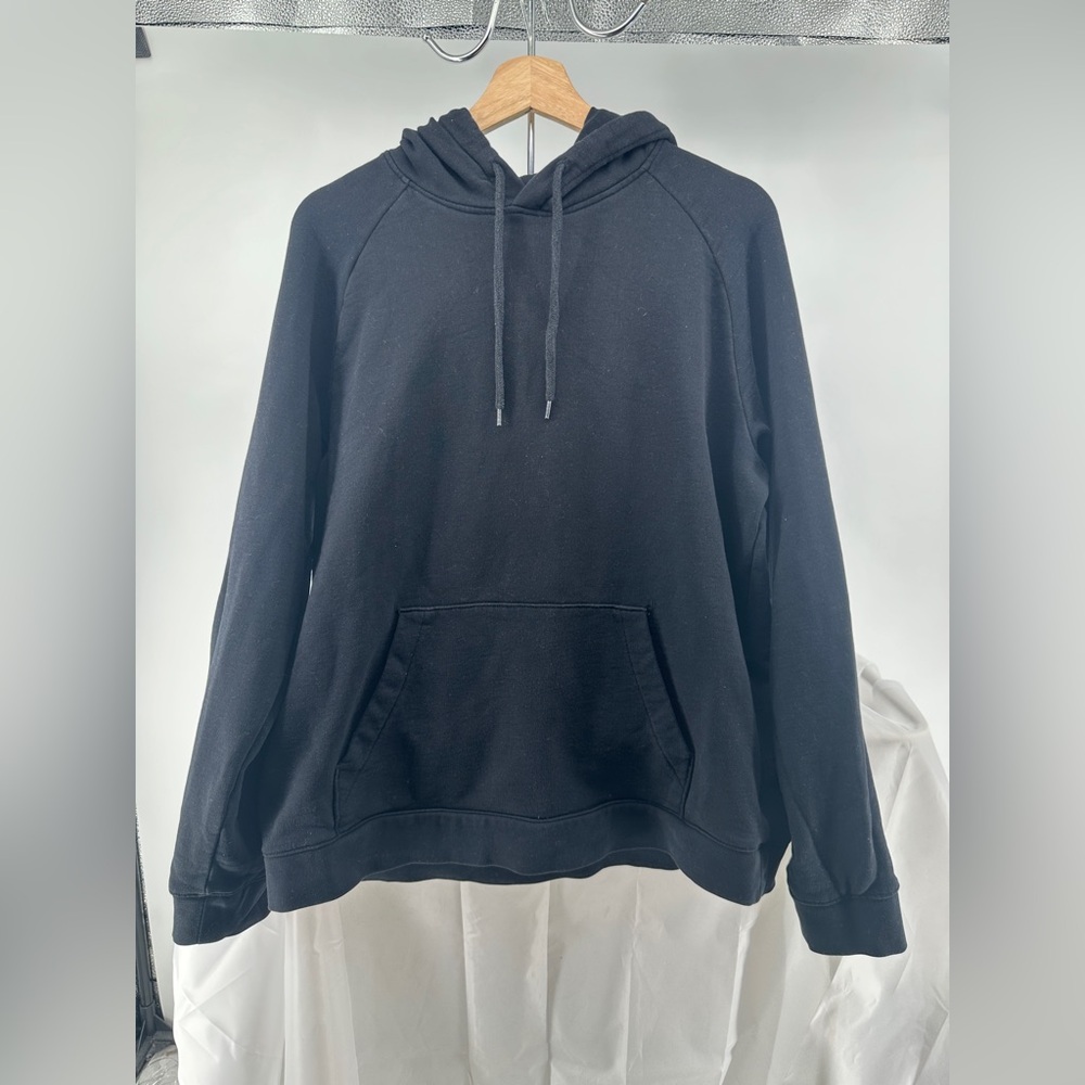 H&M black cotton hoodie